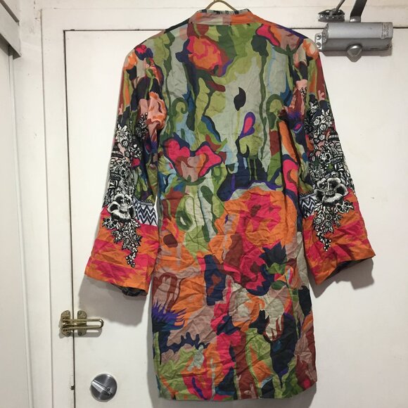 SAPPHIRE WRAP BLOUSE / DRESS SIZE S - Picture 3 of 8